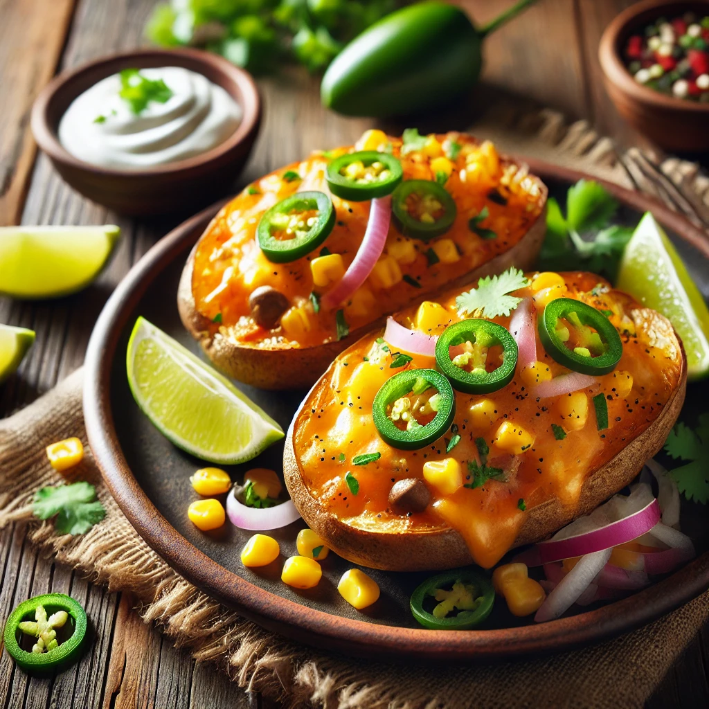 Cáscaras de papas al estilo del sudoeste